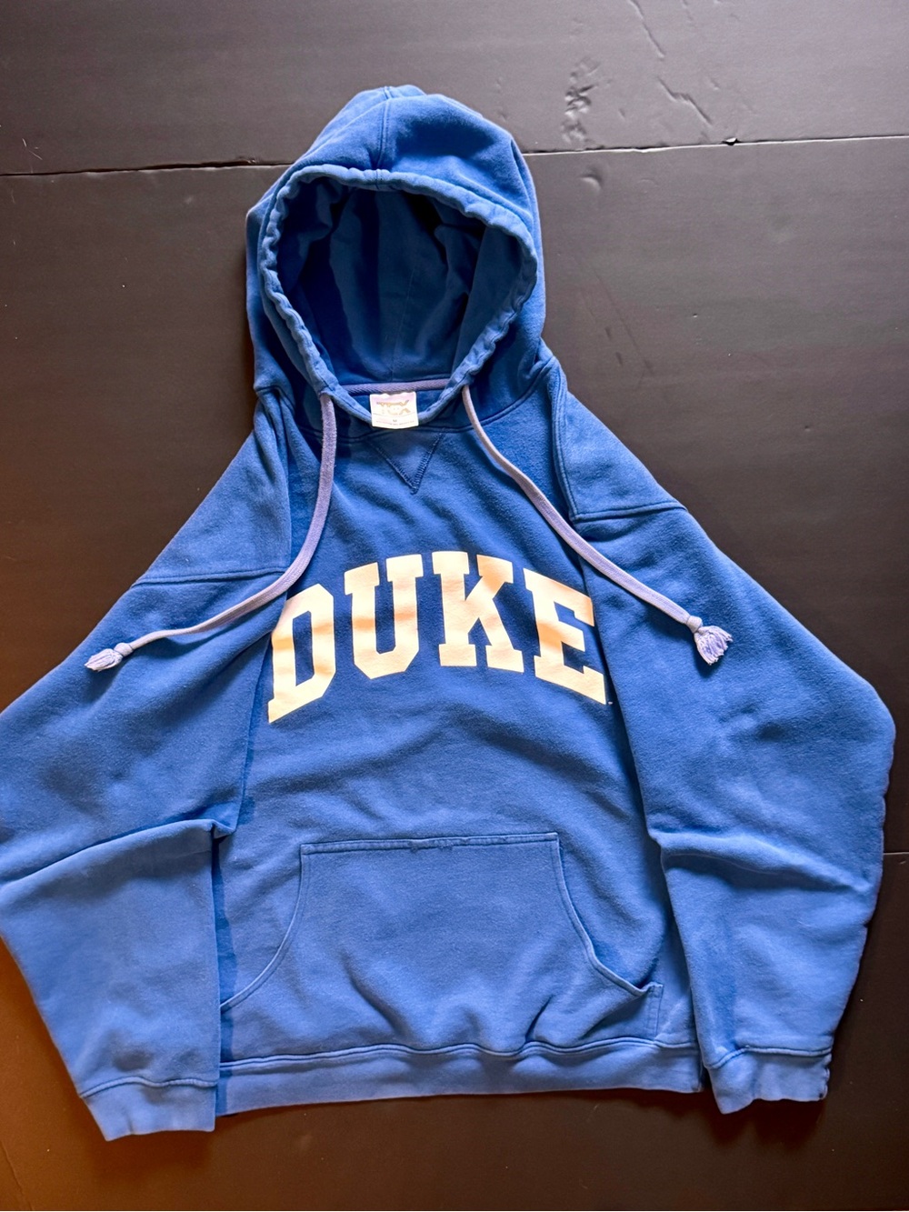 Duke Logo Zip-Up Hoodie - Men's Blue Zip Sweater